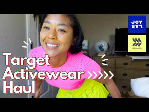 I tried on a bunch of activewear at Target