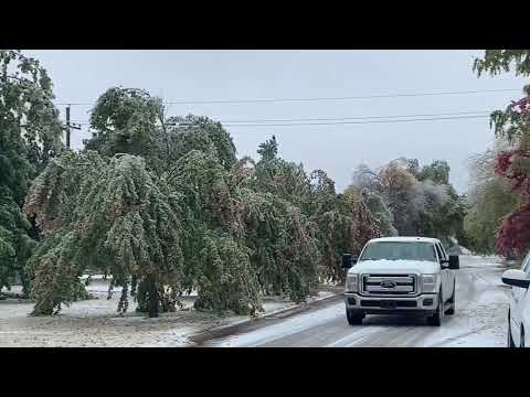 10-26-20 Hinton Oklahoma - Ice Storm Damage