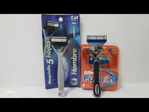 Showdown - Kai 5 Blade vs. Gillette Fusion Cartridges