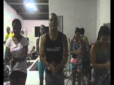 Academia " Katarina Fitness " Aérobica com Paquito de Jampa