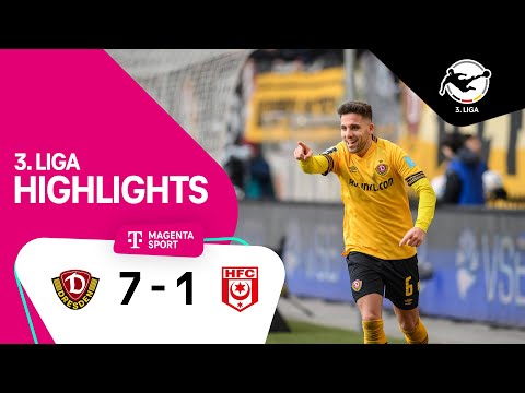 Dynamo Dresden - Hallescher FC | Highlights 3. Liga 22/23