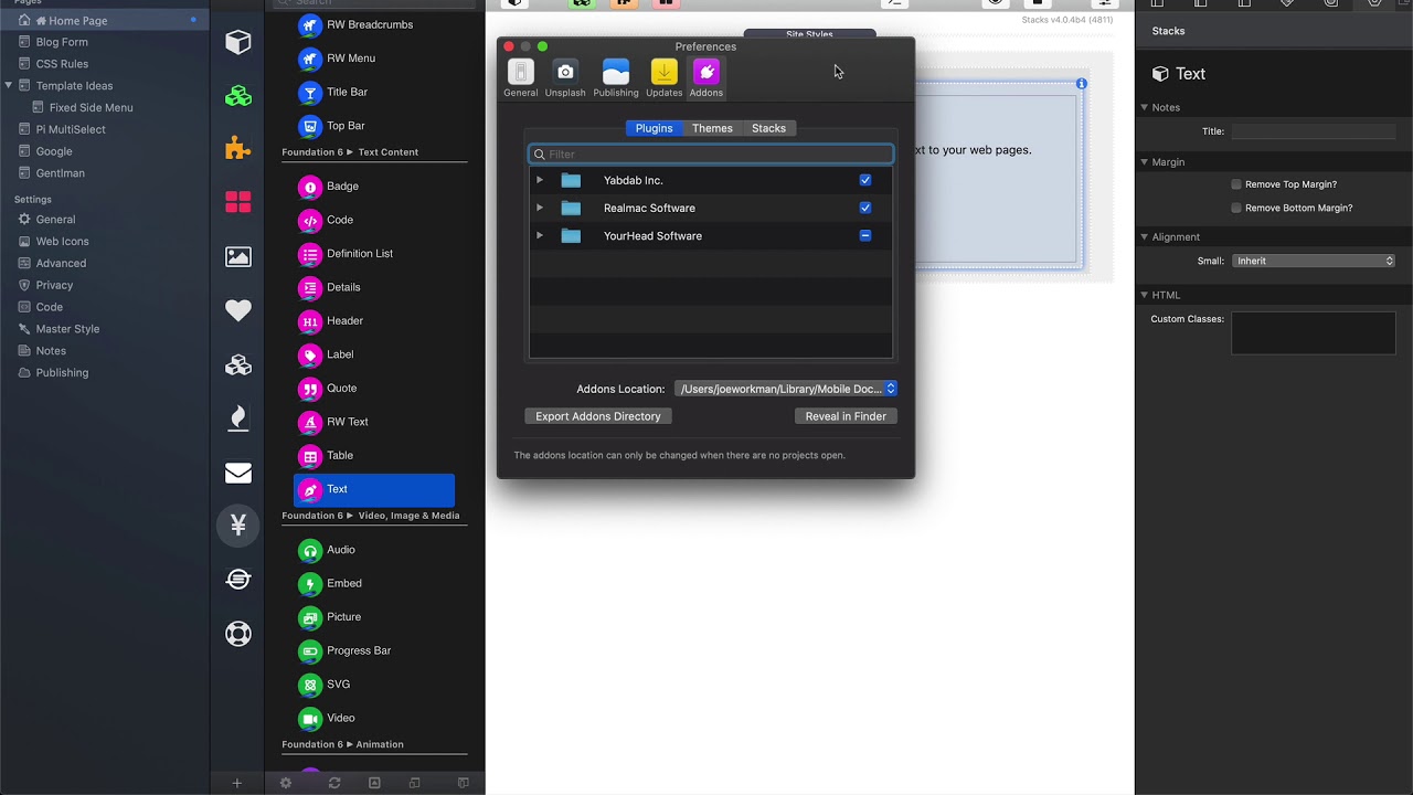 Foundation Version Warning - Updating Foundation 6 Stacks and Theme