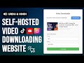 Create A Video Downloader Website Using YT DLP Urdu Hindi Tutorial