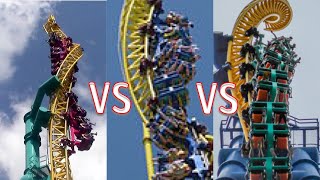 Coaster Wars Wicked Twister vs Possessed vs Steel Venom