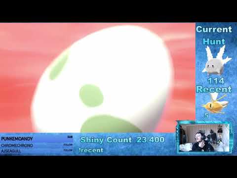 Shiny Corsola hatch and reaction.