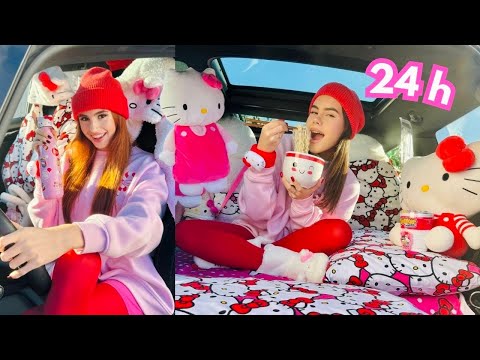24 ORE NELLA MACCHINA di HELLO KITTY🎀 - by Charlotte M.
