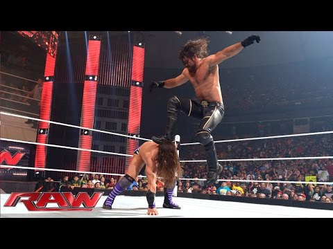 Neville vs. Seth Rollins: Raw, April 6, 2015
