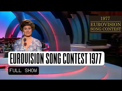 EUROVISION SONG CONTEST 1977 FULL SHOW #EUROVISION - NEW GRAPHICS/ADDED POSTCARDS