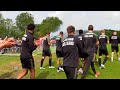 De eerste training in beeld