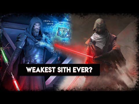 Who was the WEAKEST Sith to ever Attempt to Terrorise the Galaxy?