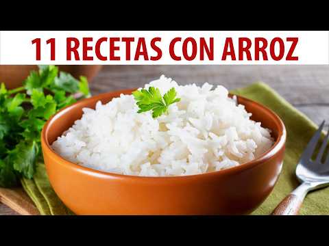 11 DELICIOSAS recetas con arroz que DEBES probar YA