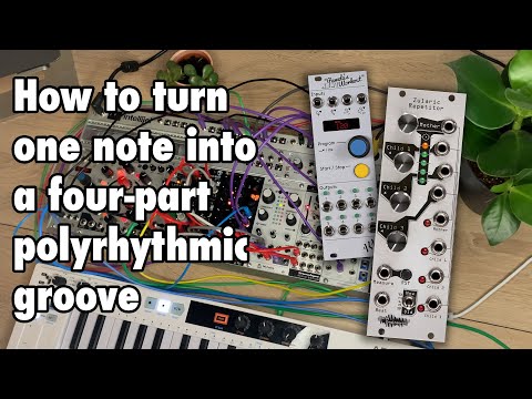 Triggering with Zularic Repetitor & transposing with Pamela’s New Workout | Modular patch breakdown