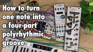 Video thumbnail for Triggering with Zularic Repetitor & transposing with Pamela’s New Workout | Modular patch breakdown by Tom Churchill