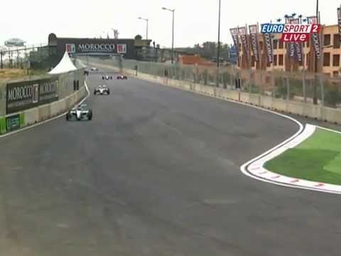 Formel 2 2010 Marrakesch Jokinen Unfall