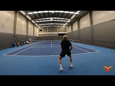 College Tennis Recruiting Video (Point Play) - Fall 2022 - Alfrendo Vogelaar - Slamstox