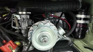 1974 Volkswagen Type 2 Kombi 23-Window Samba Conversion Engine Compartment