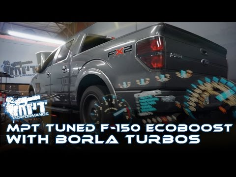 483HP F150 Ecoboost with Upgraded GT Turbos from Borla MPT Dyno Tuned
