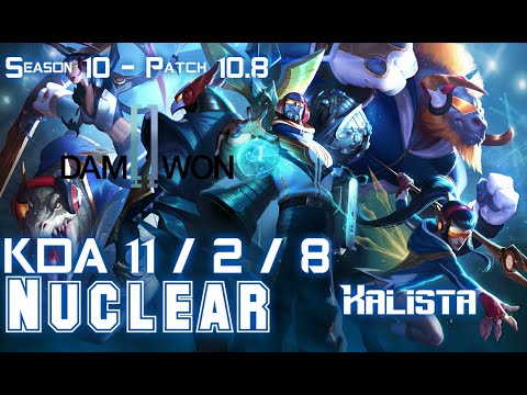DWG Nuclear KALISTA vs PANTHEON Top - Patch 10.8 KR Ranked