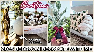 Cozy Christmas Bedroom Decorate With Me 2025 | Moody Velvet, Vintage Ornaments & Holiday Aesthetic