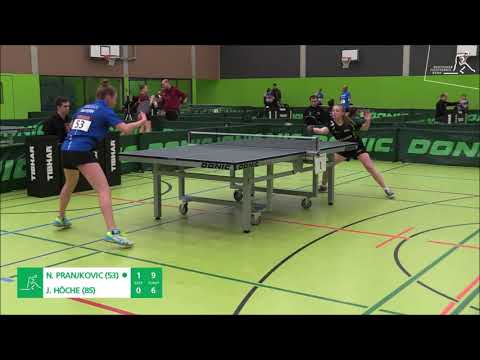 Naomi Pranjkovic - Josefine Höche I AF Einzel - Deutsche Meisterschaften Schüler/innen 2019