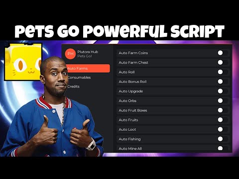 THE BEST OP PETS GO SCRIPT! (Fast Auto Farm, Auto Roll, Auto Mine)