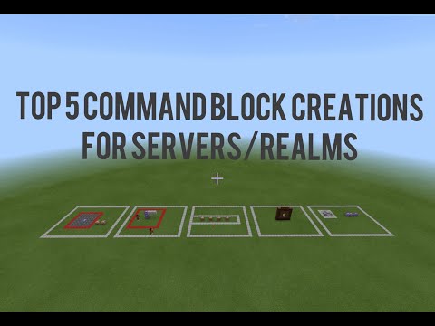 Top 5 Command block creations for Servers/Realms