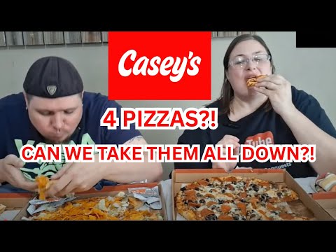 Casey's Pizza Capacity Challenge and Review | @lindsaysculinaryconquests| #caseys
