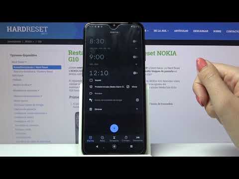 Cómo poner una alarma en NOKIA G10 - programar despertador