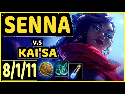 SEDRION (SENNA) vs KAI'SA - 8/1/11 KDA BOTTOM ADC CHALLENGER GAMEPLAY - EUW