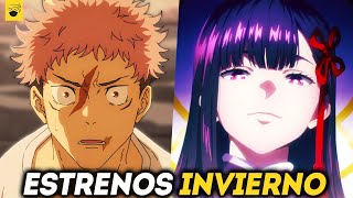 🔥ESTRENOS ANIME BRUTALES TEMPORADA INVIERNO 2026 🔝Enero, Febrero y Marzo