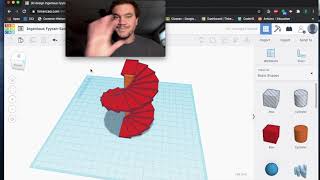TinkerCAD: How to make a spiral staircase