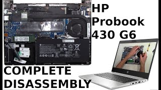 HP Probook 430 G6 Take Apart Complete Disassembly Teardown