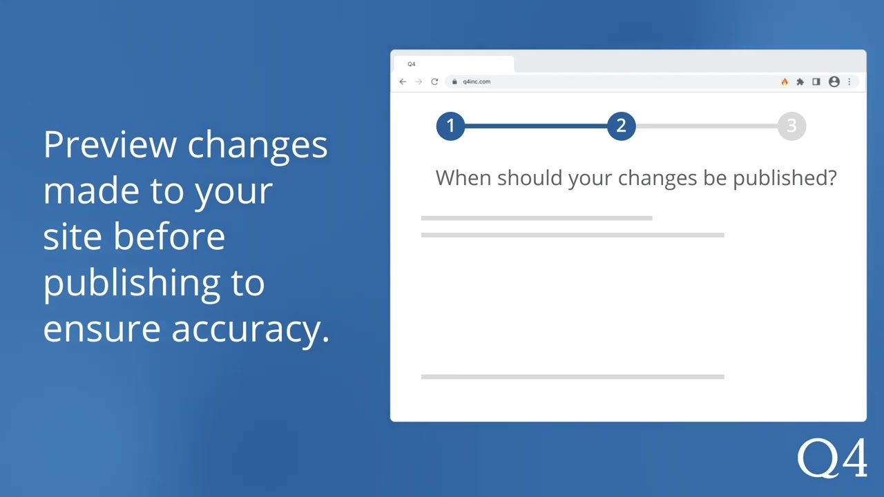 Q4's Guided Web Management Application