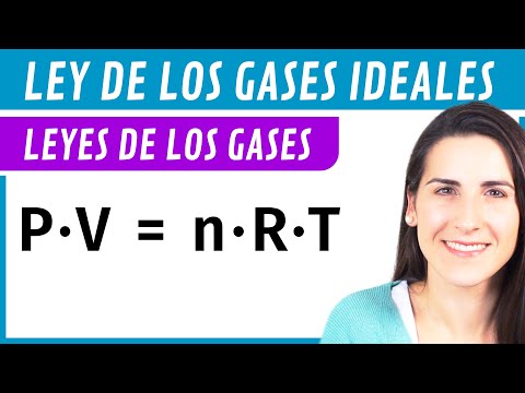 Ley de los GASES IDEALES 🎈 Fórmula y problema
