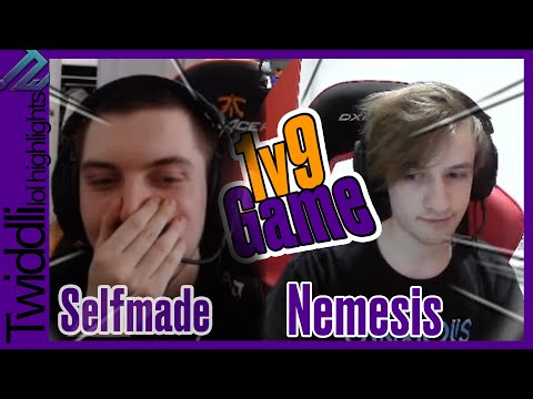 Nemesis + Selfmade | 1v9 game! | Viktor - Yone