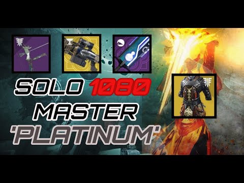 Solo 1080 Ordeal Master Nightfall (Platinum) Warlock - No Pinnacles - The Festering Core - Destiny 2