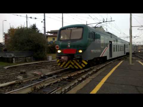 E464 289 XMPR+6 piano ribassato Trenord - Milano Greco - 24/11/2016