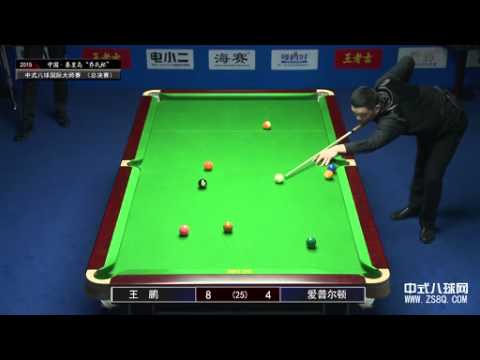 Darren Appleton VS  Wang Peng - 2015 World Chinese 8 Ball Masters