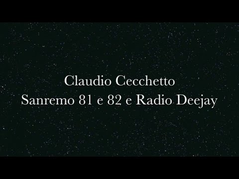 Claudio Cecchetto - Festival di Sanremo 1981-1982 e Radio Deejay [Official Video]