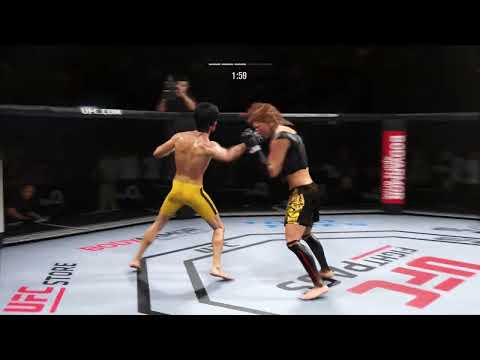 UFC4 Bruce Lee vs Becky Lynch WWE EA SPORTS UFC 4 - PS5