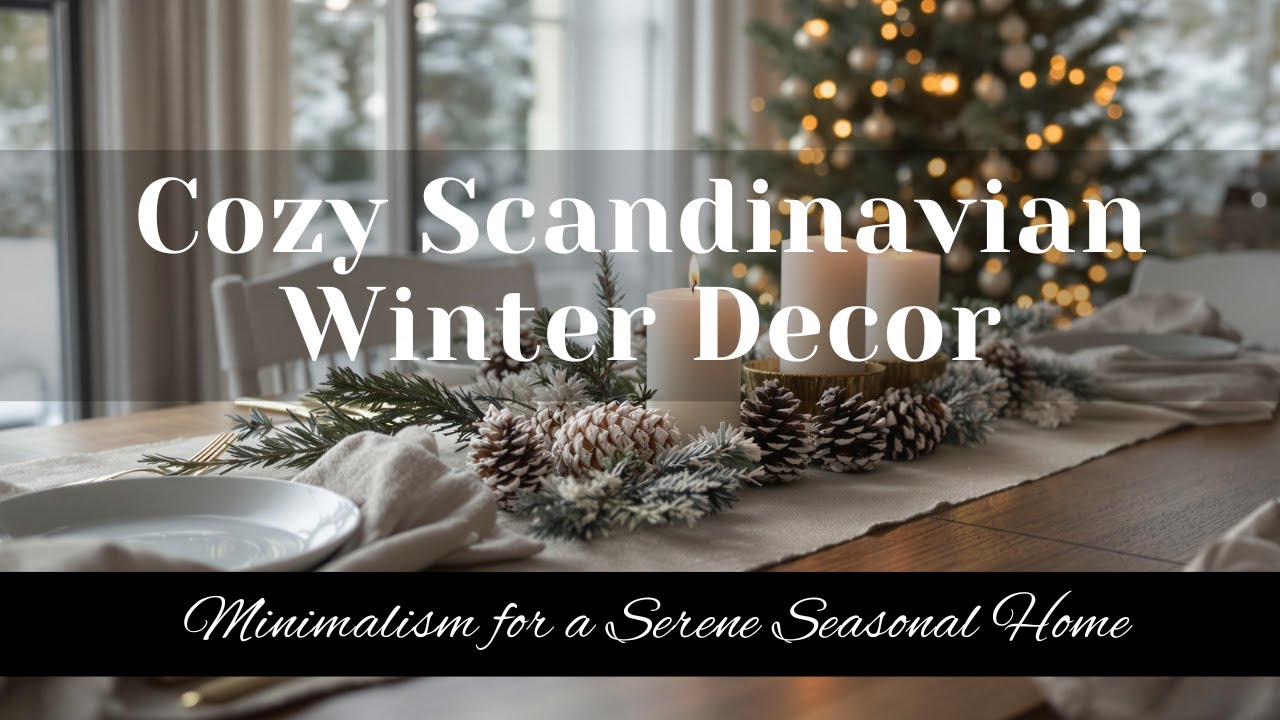 Scandinavian Winter Decor: Cozy Minimalism for a Serene Seasonal Home