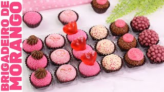 PERFECT STRAWBERRY BRIGADEIRO: 6 MODELS WITH ONLY 1 DOUGH! | Creamy and economical!