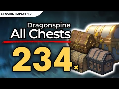 All 234 Chests Location in Dragonspine | Genshin Impact 1.2