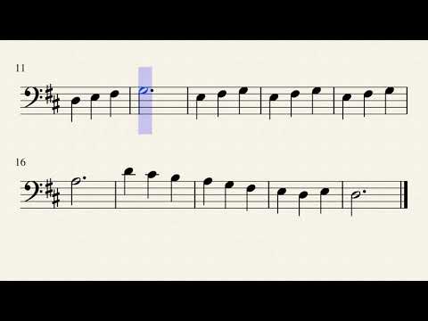 Suzuki Cello Volume 1 , 2. French Folk Song