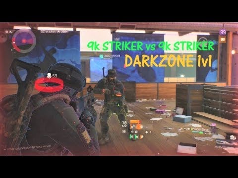 The Division: 1.8 Dark Zone 1v1 | Very Sweaty | 9k Striker vs 9k Striker