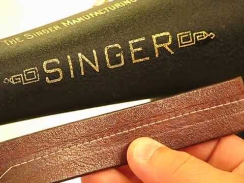 Spectacular Singer 66-18 - Thick Layer of Cowhide Leather & Workspace Highlights