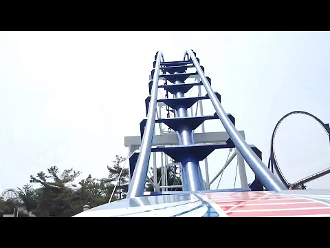 Front row point of view footage of Corkscrew