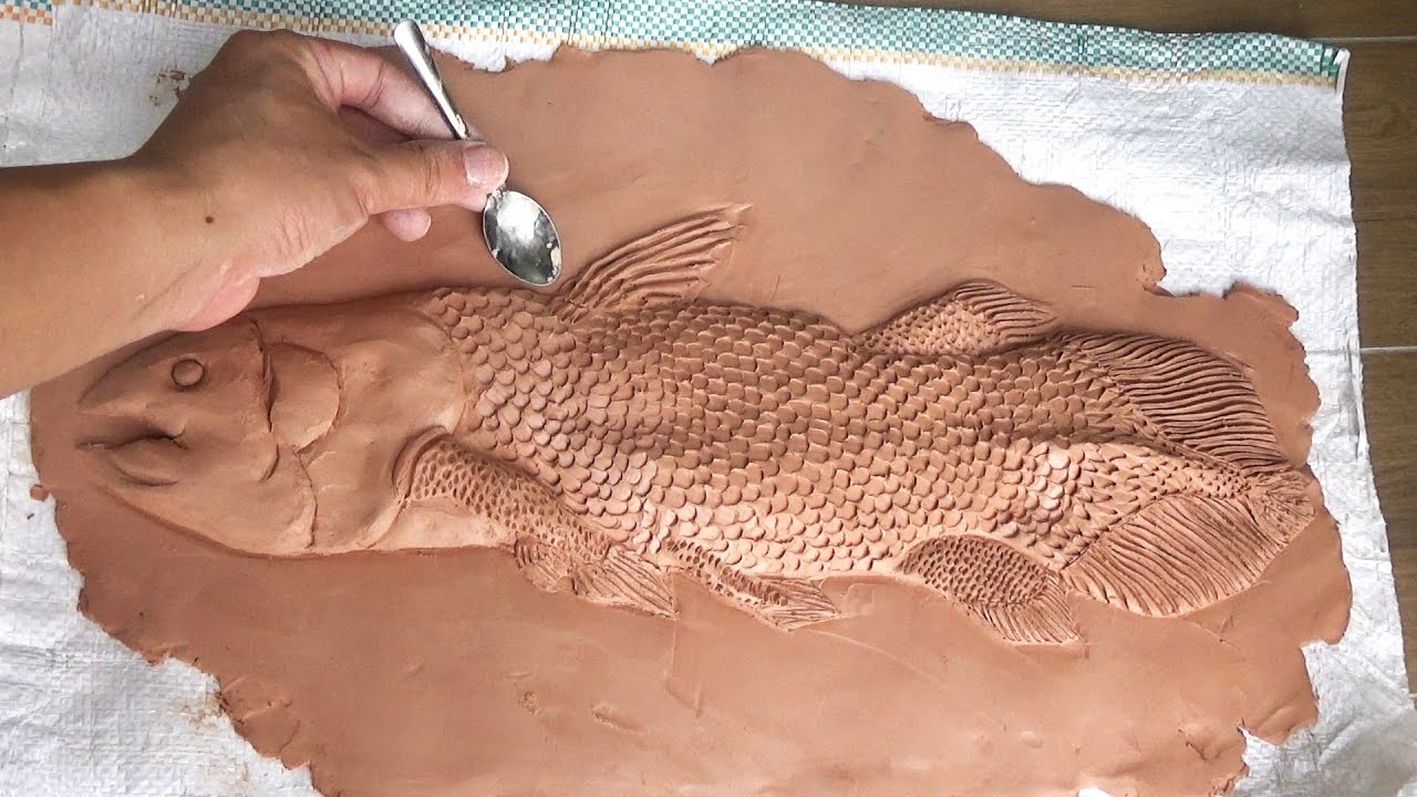 Easy Clay Bas Relief Sculpting, Unexpected Simple Method