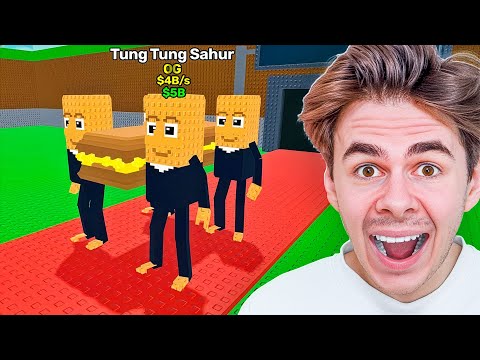 🔴 Tung Tung Tung Sahur REVINE! + Admin Abuse în Steal a Brainrot!