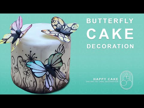 How To Make Amazing Butterfly decoration cake.😋